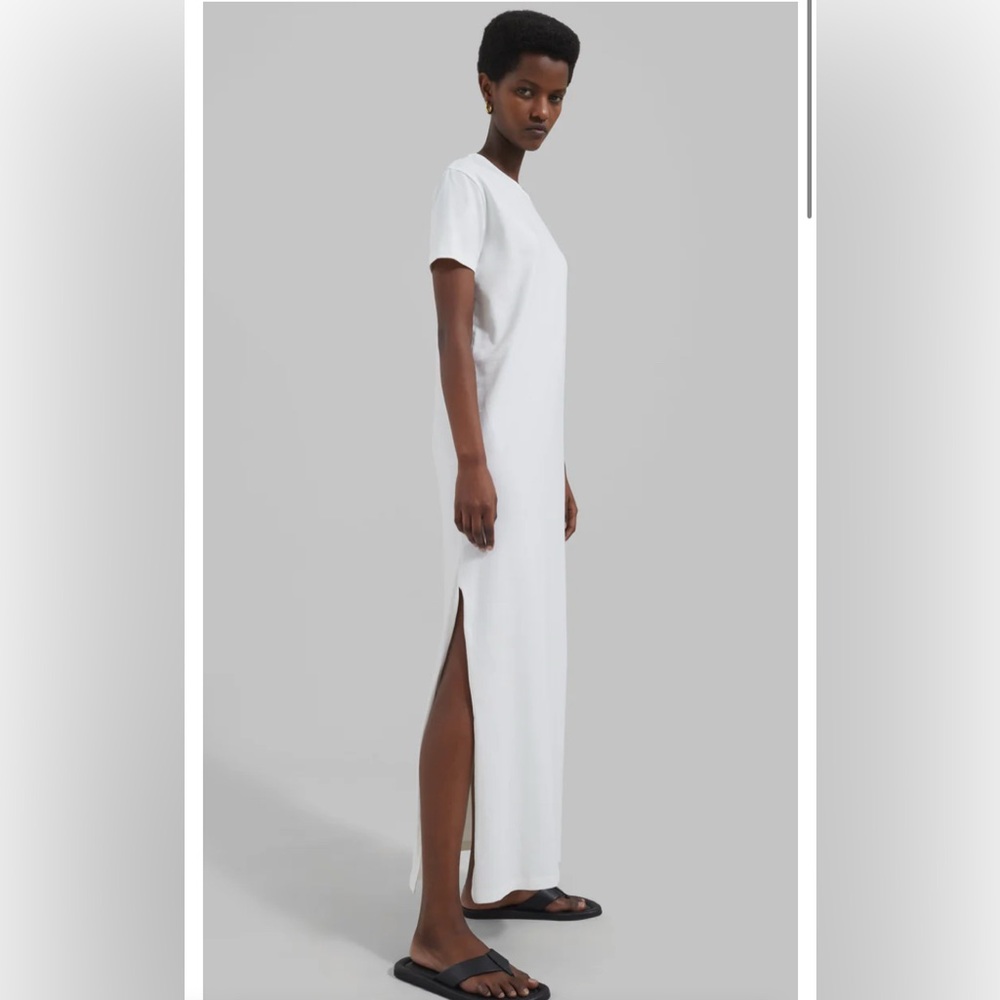 Frankie shop MAYA T-SHIRT DRESS - WHITE worn once for a photoshoot.